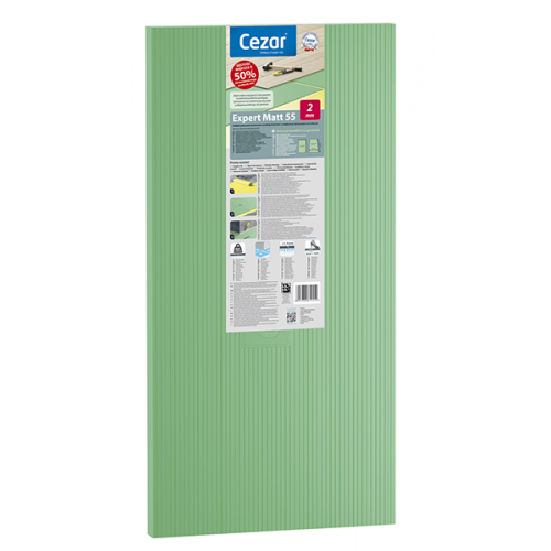 CEZAR EXPERT 55 podkład zielony pod panele podłogowe 2,0 mm