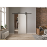 PORTA system przesuwny naścienny BLACK