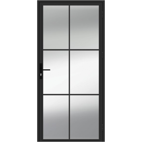 POL-SKONE drzwi szklane LOFT STALIO S1