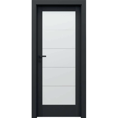 PORTA drzwi przylgowe VERTE HOME CZARNY B.5