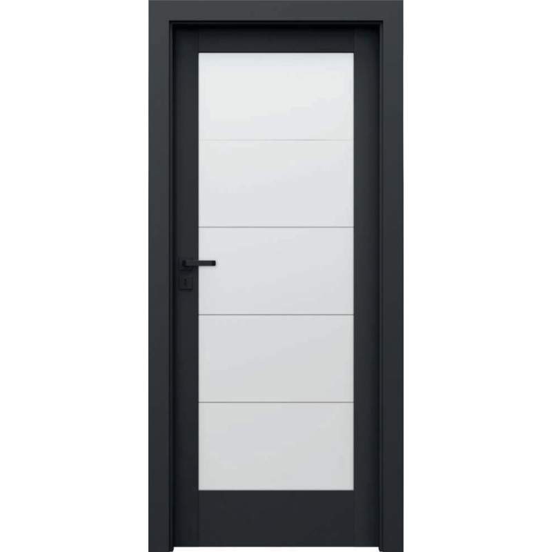 PORTA drzwi przylgowe VERTE HOME CZARNY B.5