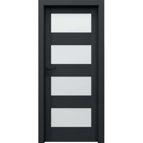 PORTA drzwi przylgowe VERTE HOME CZARNY L.4