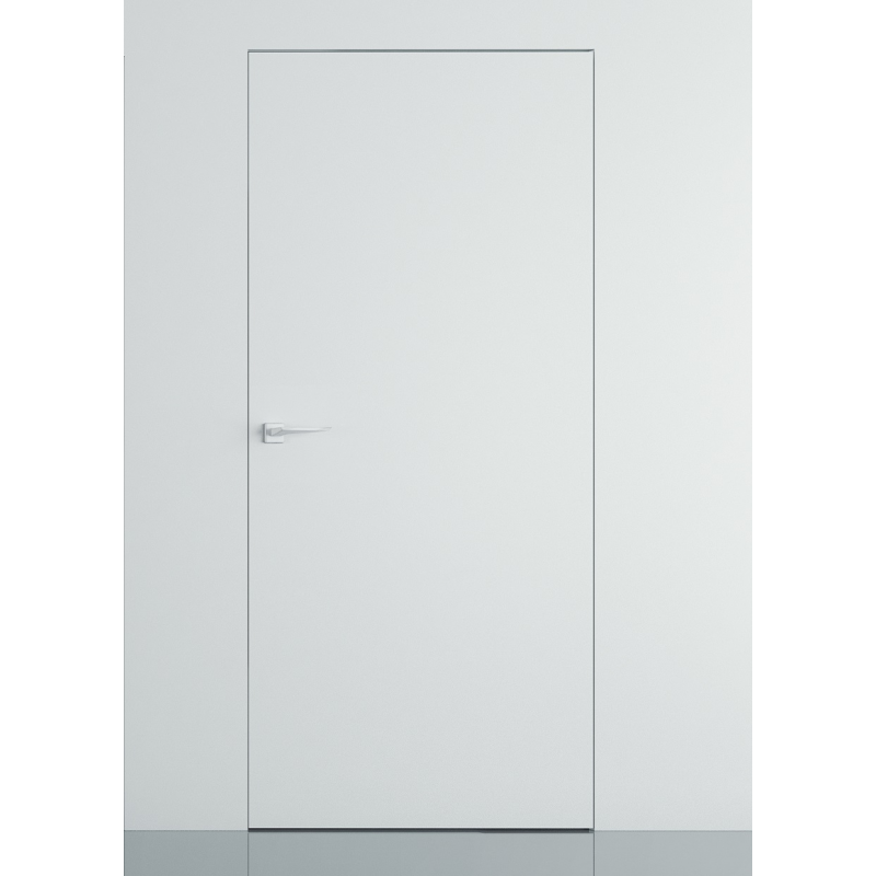LEON drzwi niewidoczne COMPLETE WHITE RAL 9003 (płyta otworowa)