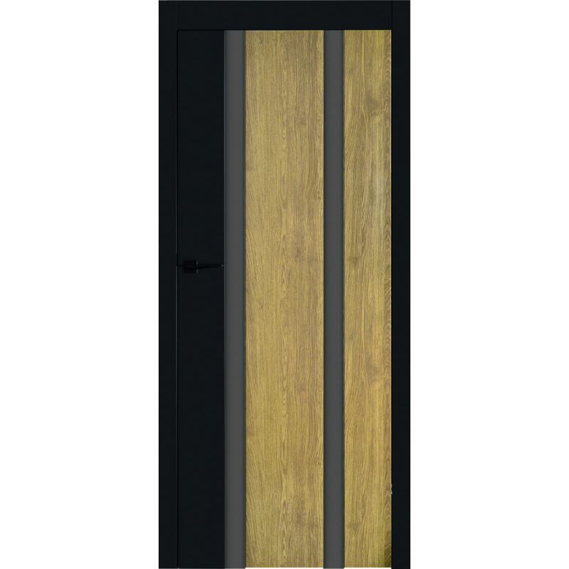 INTENSO-DOORS drzwi przylgowe VALENCIA BLACK W-5