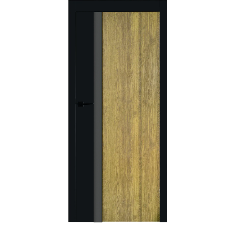 INTENSO-DOORS drzwi przylgowe VALENCIA BLACK W-2