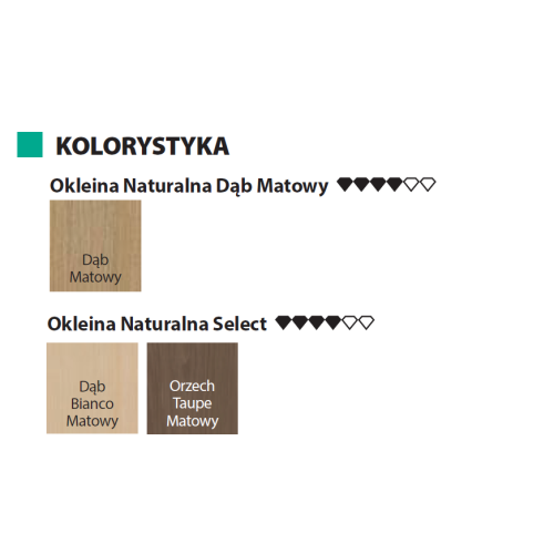 PORTA Natura VERDINO V.3 z intarsją drzwi przylgowe