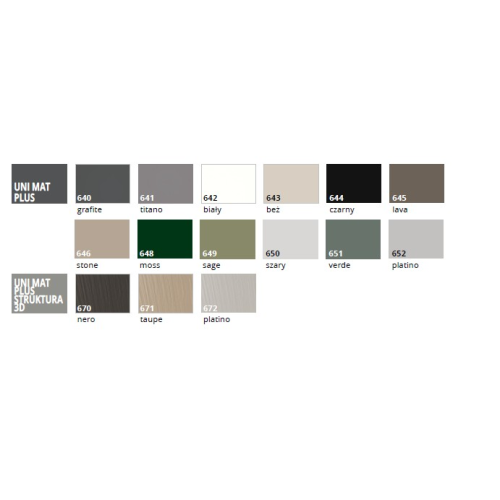 POL-SKONE drzwi bezprzylgowe MODO W00 / V01