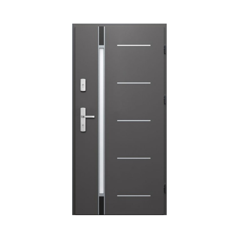 WIKĘD FUTURE INOX FI04e drzwi Prima Optimum Termo Prestige