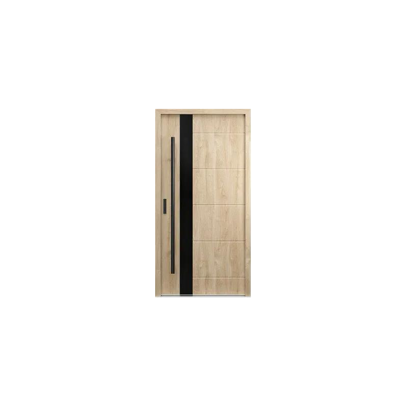 Porta Thermo P.1 — Drzwi Zewnętrzne Stalowe Kolekcja PANEL GLASS